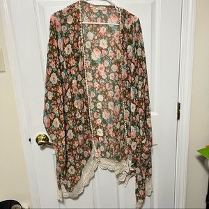 Floral kimono 2XL-3XL